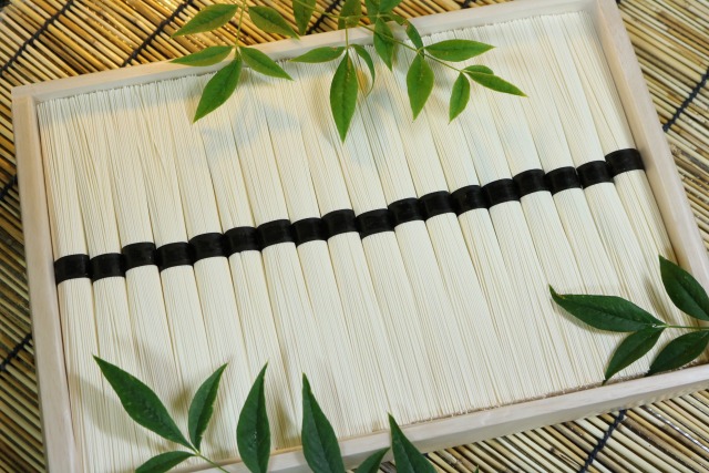 高級そうめんが木箱に入っている理由とは？